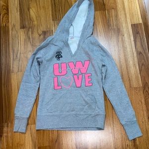 Gray Wisconsin Badgers Sweatshirt